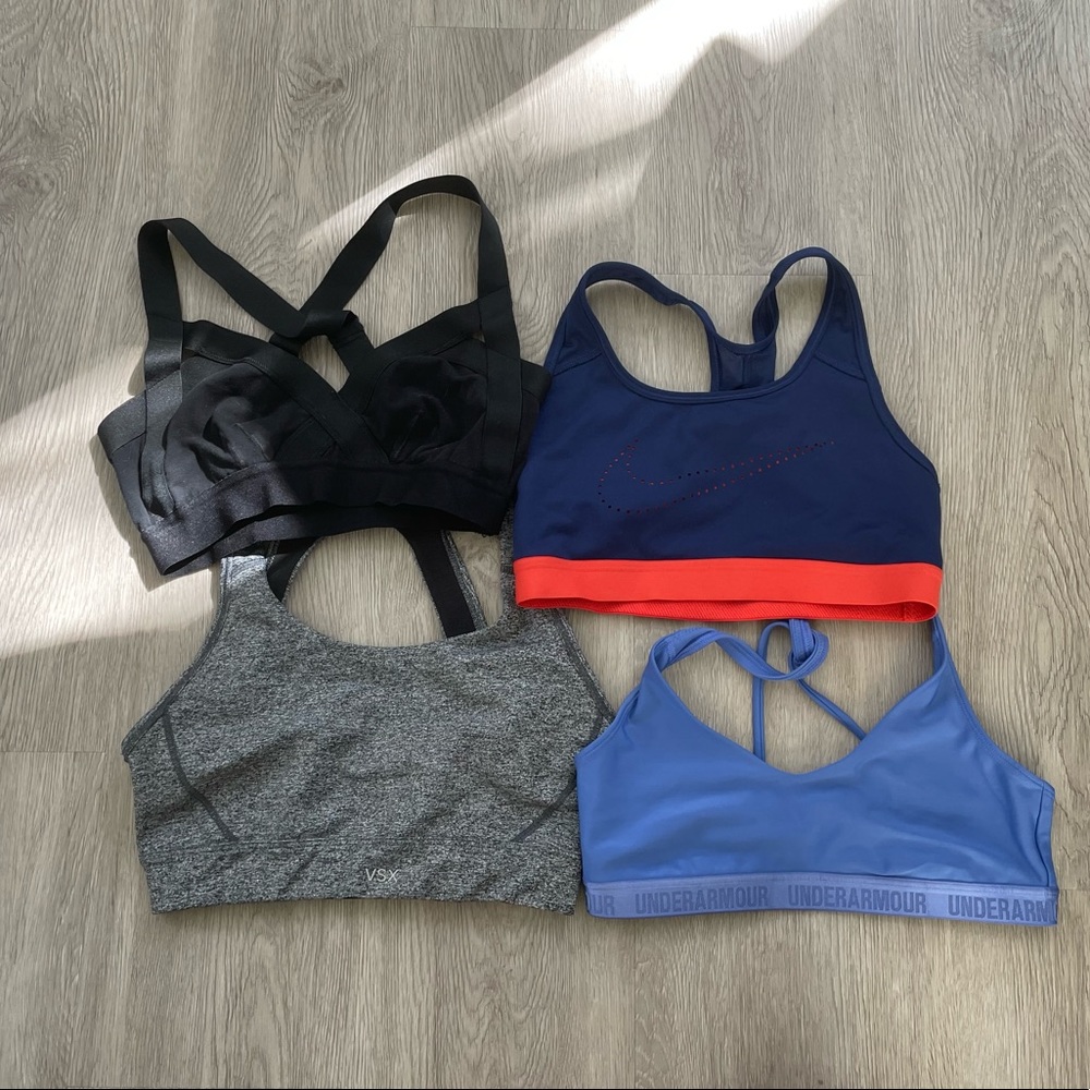 Sports bra bundle: Victoria’s Secret, Nike, under armour. Aritzia